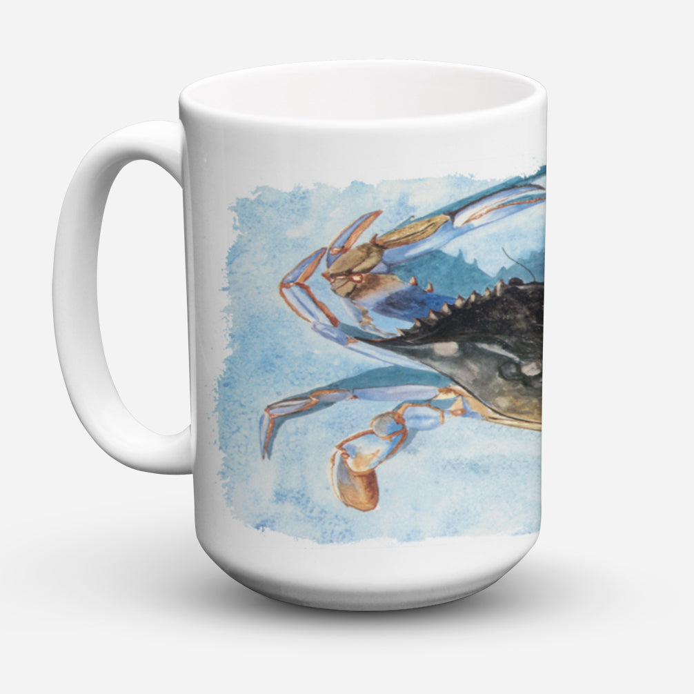 Crab Ceramic Coffee Mug 15 oz Decorative Large C Handle Mug Cup for Tea, Cocoa Hot Chocolate