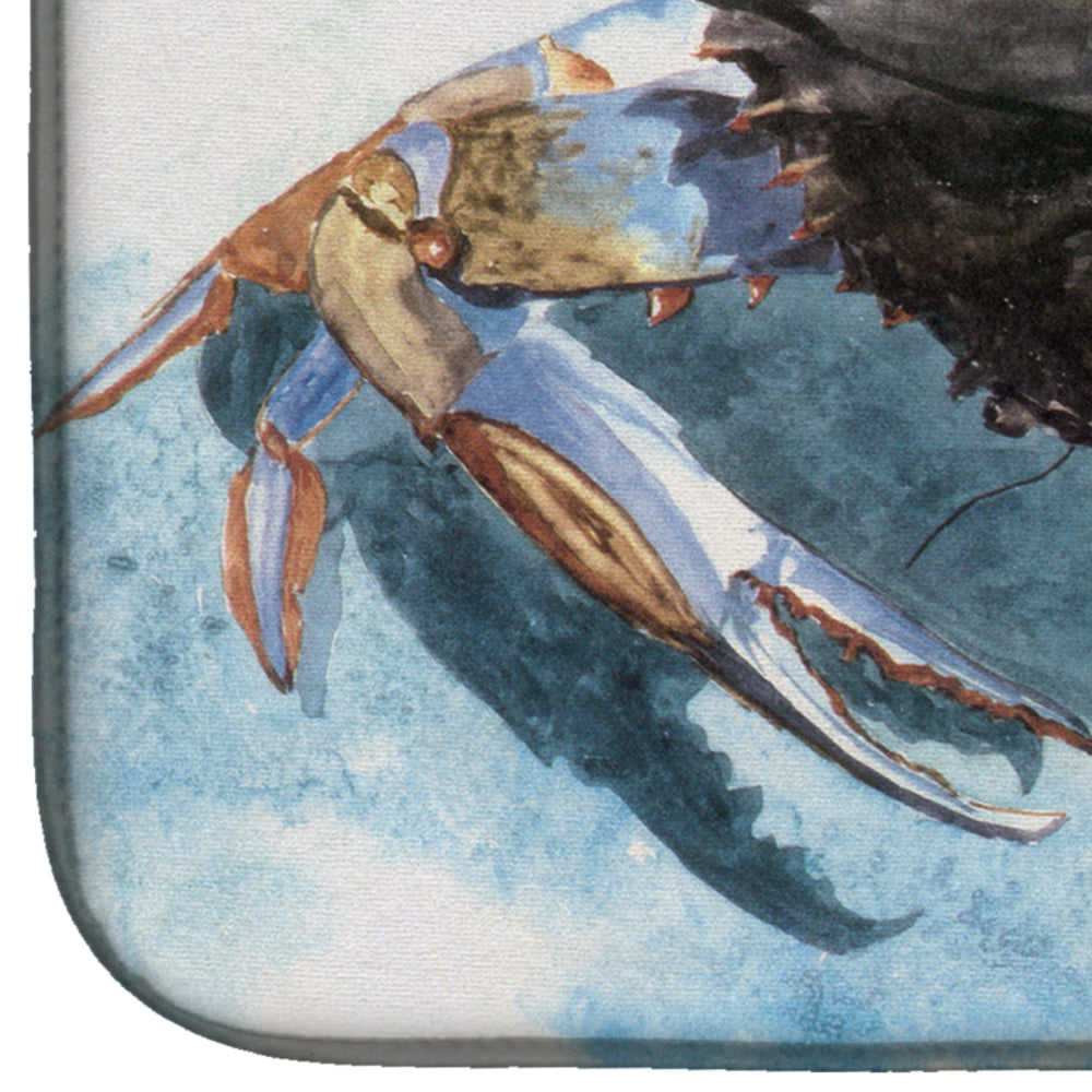 Crab Dish Drying Mat Absorbent Dish Drying Mat Pad for Kitchen Counter Dish Drainer Mat for Countertop, 14 x 21", Multicolor