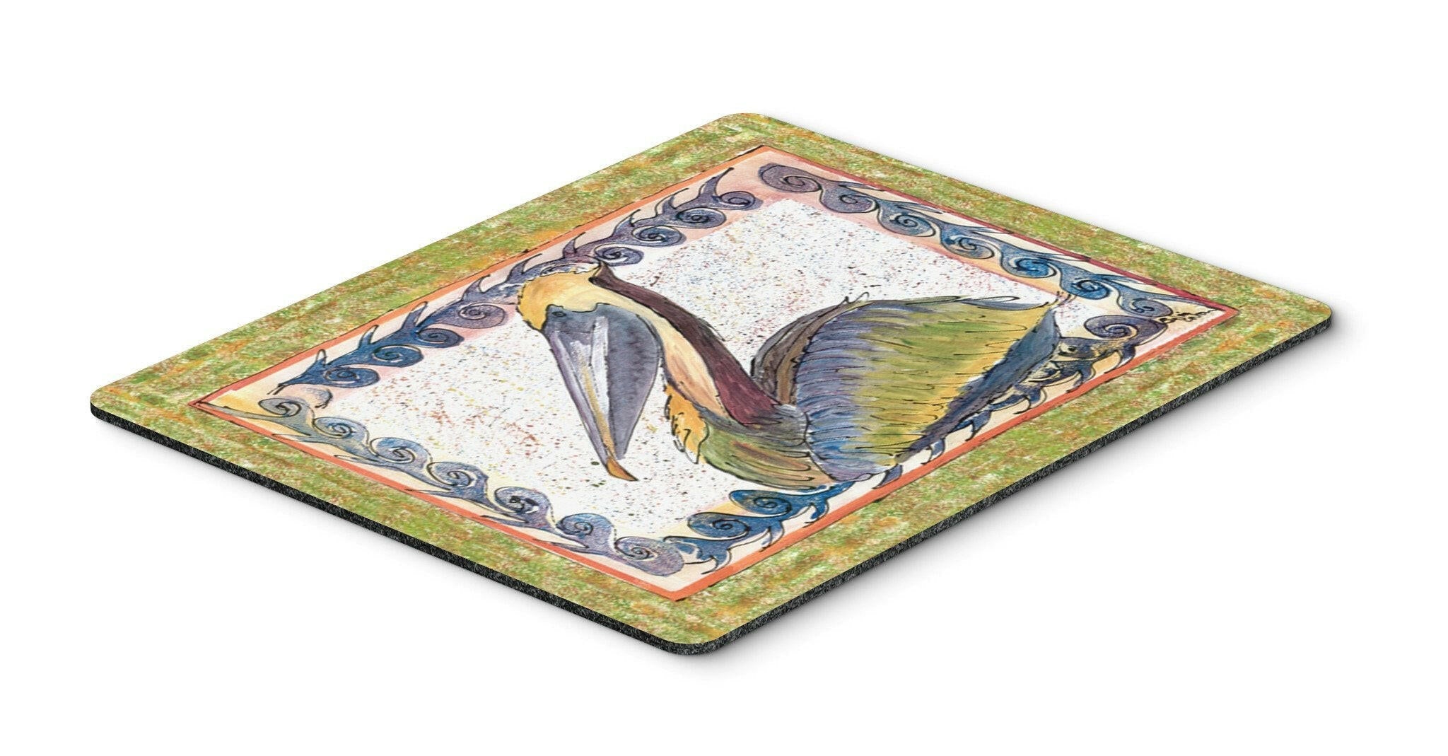 Pelican Mouse Pad, Heat Resistant Trivet Hot Pad , Non Slip Rubber Desk Mat, Kitchen Counter Protector, Home Office Decor Gift