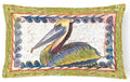 Pelican Decorative Throw Pillow 12x16 Indoor Outdoor Accent Cushion, Fabric Cover with Insert for Sofa, Bed, Porch & Living Room