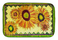Flower - Sunflower Dish Drying Mat Absorbent Dish Drying Mat Pad for Kitchen Counter Dish Drainer Mat for Countertop, 14 x 21", Multicolor