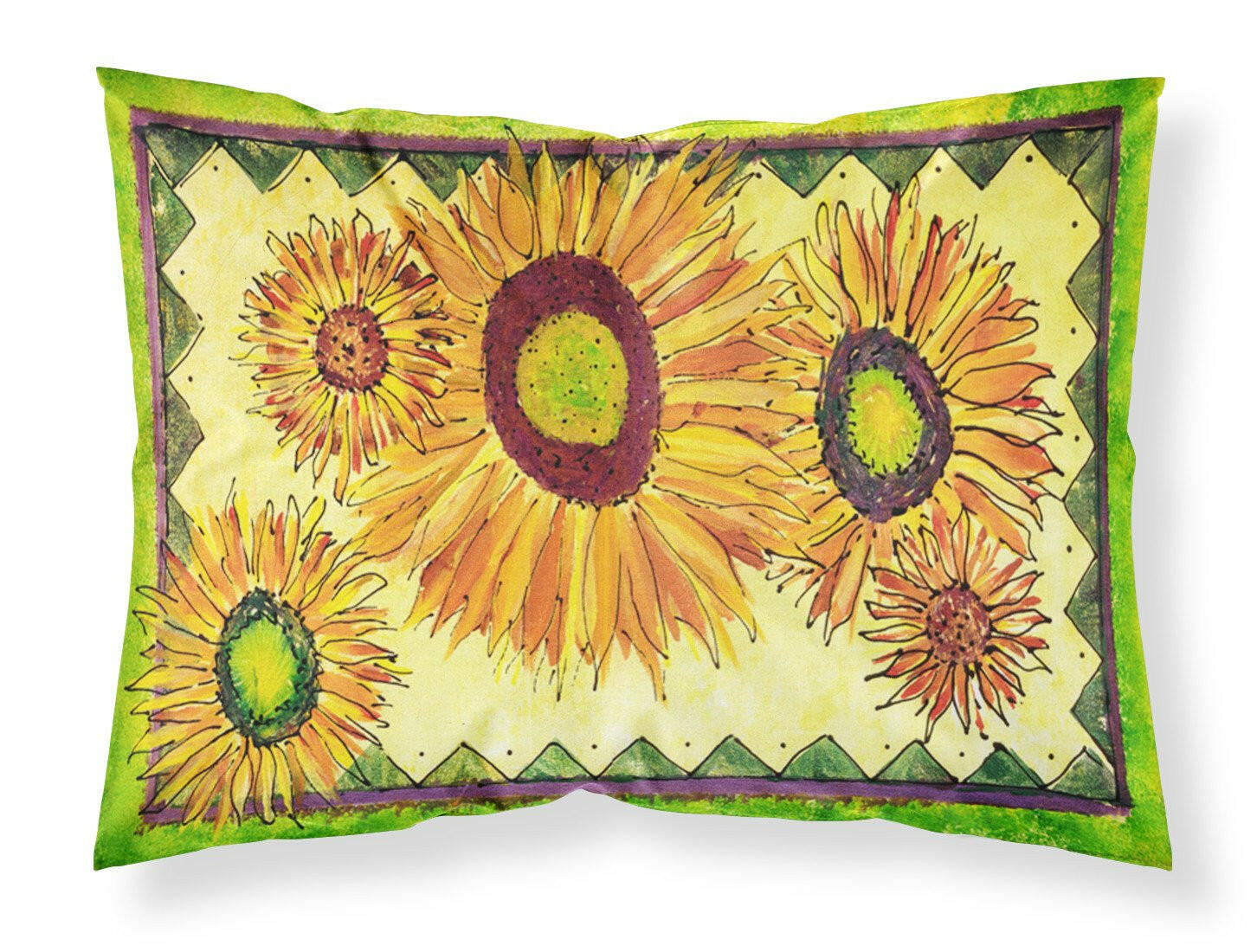 Flower - Sunflower Standard Pillowcase Lightweight Super Soft Easy Care Decorative Artwork Pillowcase, Standard