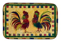 Bird - Rooster Dish Drying Mat Absorbent Dish Drying Mat Pad for Kitchen Counter Dish Drainer Mat for Countertop, 14 x 21", Multicolor