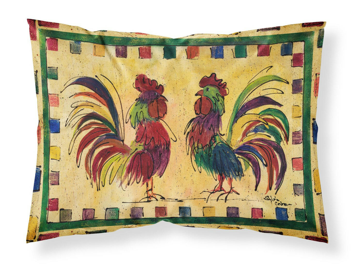 Bird - Rooster Standard Pillowcase Lightweight Super Soft Easy Care Decorative Artwork Pillowcase, Standard