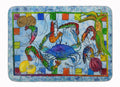 Crab Memory Foam Kitchen Mat Machine Washable Anti-Fatigue Cushion Comfort Bath or Kitchen Rug