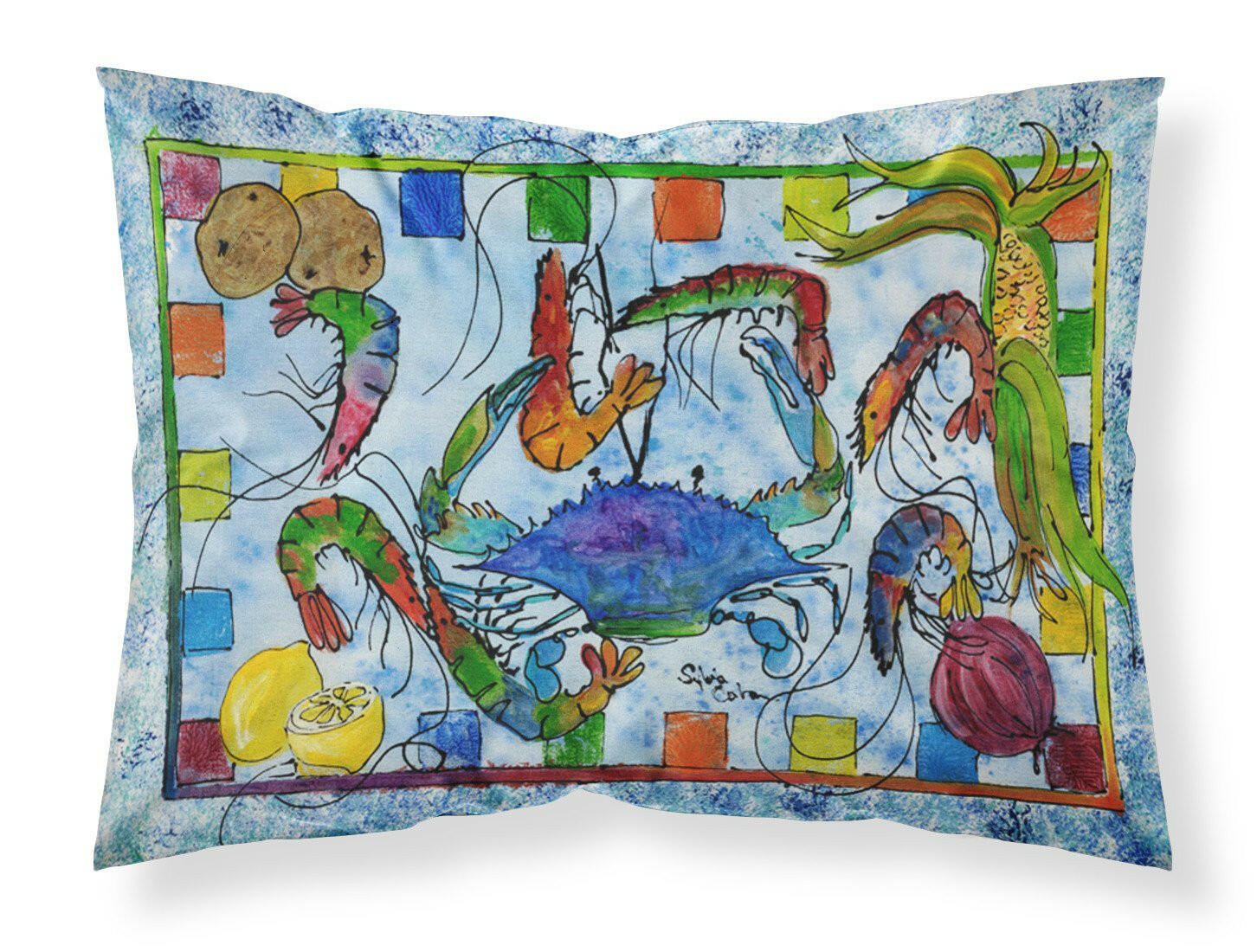 Crab Standard Pillowcase Lightweight Super Soft Easy Care Decorative Artwork Pillowcase, Standard