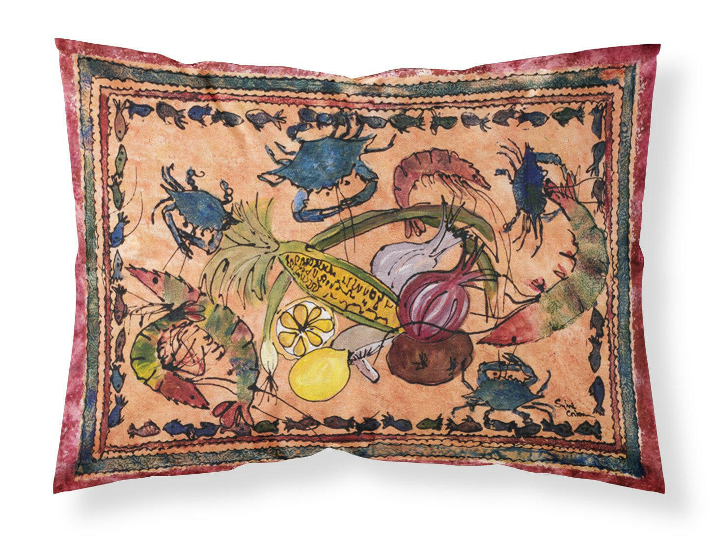 Crab Standard Pillowcase Lightweight Super Soft Easy Care Decorative Artwork Pillowcase, Standard