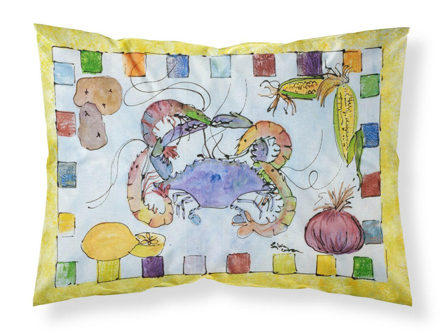 Crab Standard Pillowcase Lightweight Super Soft Easy Care Decorative Artwork Pillowcase, Standard