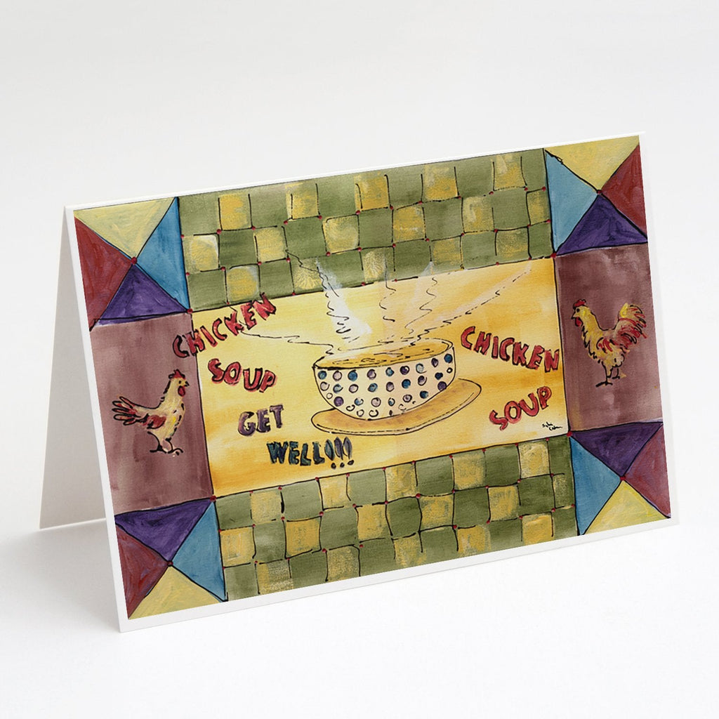 Greeting Cards Pack of 8 Blank Cards with Envelopes Whimsical A7 Size 5x7