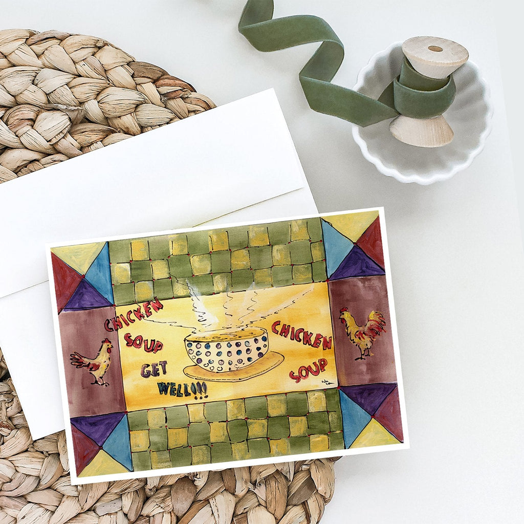 Greeting Cards Pack of 8 Blank Cards with Envelopes Whimsical A7 Size 5x7