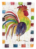 Rooster House Flag 28x40 Porch Sleeve Pole Decorative Outside Yard Banner Artwork Wall Hanging, Polyester