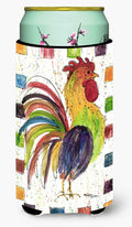 Rooster Tall Boy Hugger Can Cooler Sleeve Machine Washable Drink Collapsible Insulator Beverage Insulated Holder