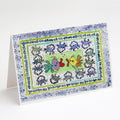 Kissing Fish Greeting Cards Pack of 8 Blank Cards with Envelopes Whimsical A7 Size 5x7