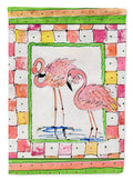 Bird - Flamingo House Flag 28x40 Porch Sleeve Pole Decorative Outside Yard Banner Artwork Wall Hanging, Polyester
