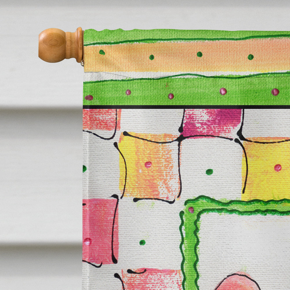 Bird - Flamingo House Flag 28x40 Porch Sleeve Pole Decorative Outside Yard Banner Artwork Wall Hanging, Polyester