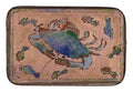 Crab Dish Drying Mat Absorbent Dish Drying Mat Pad for Kitchen Counter Dish Drainer Mat for Countertop, 14 x 21", Multicolor