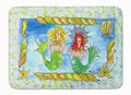 Mermaids Blonde and Red Head Memory Foam Kitchen Mat Machine Washable Anti-Fatigue Cushion Comfort Bath or Kitchen Rug