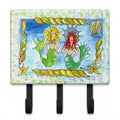 Mermaids Blonde and Red Head Leash or Key Holder Wall Hooks, Coat Rack Wall Mount, for Hanging Keys, Towels, Aprons, Leashes