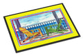 Adirondack Chairs Yellow Doormat Indoor Outdoor 18H X 27W Front Door Mat Rugs for Entryway, Non Slip Washable