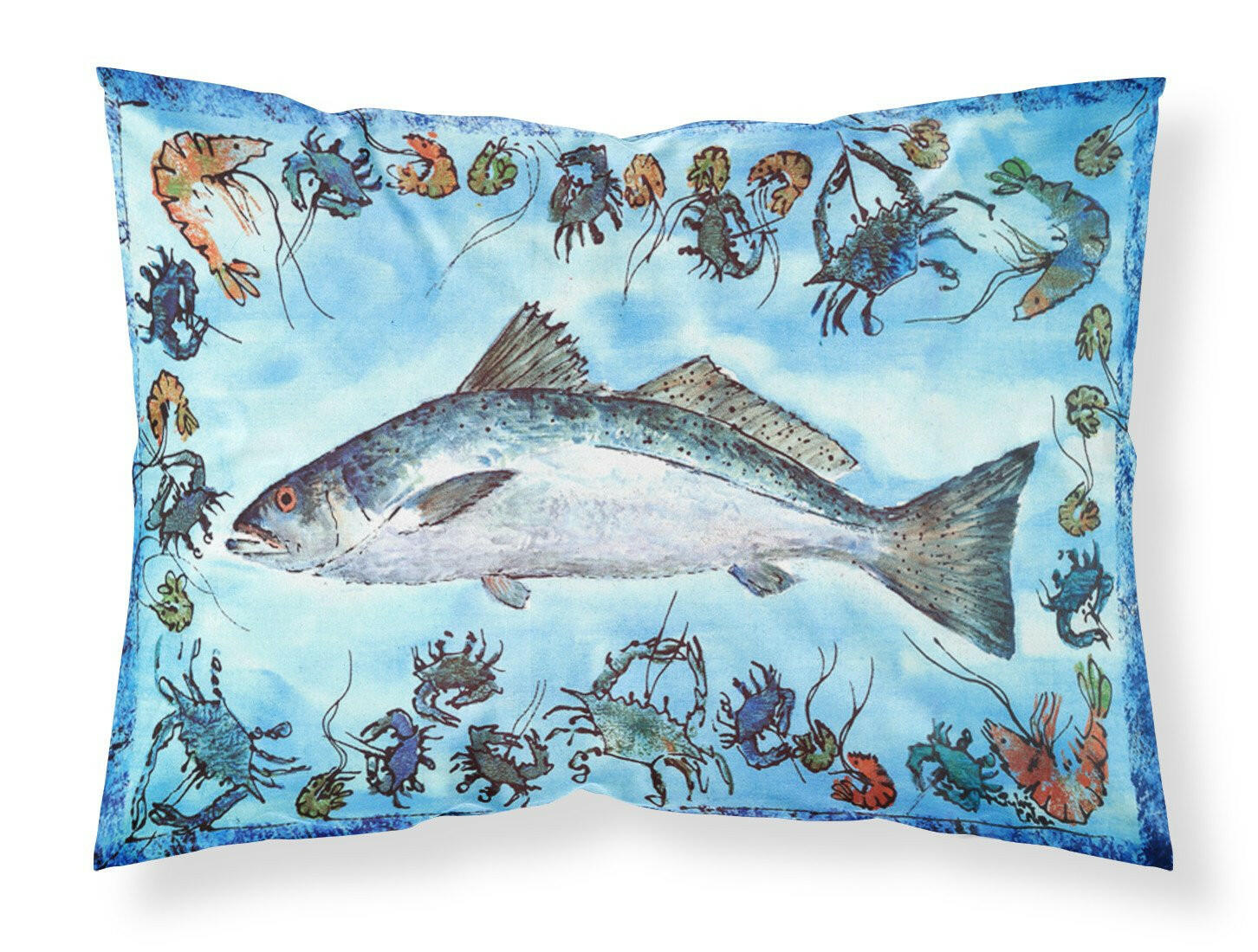 Fish Speckled Trout Standard Pillowcase Lightweight Super Soft Easy Care Decorative Artwork Pillowcase, Standard