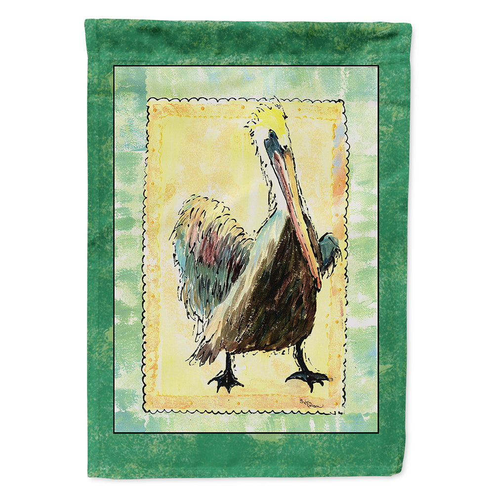 Bird - Pelican House Flag 28x40 Porch Sleeve Pole Decorative Outside Yard Banner Artwork Wall Hanging, Polyester