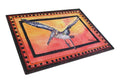 Bird - Pelican Cutting Board Tempered Glass Kitchen Cutting Surface, Heat Resistant Chopping, Non-Slip Feet, Food Prep & Serving