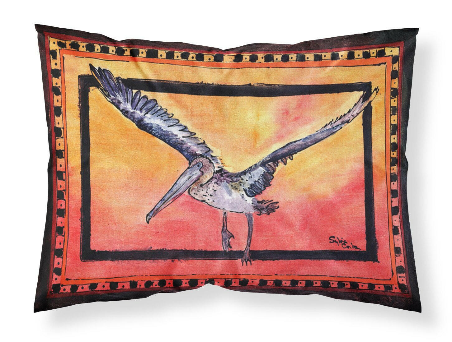 Bird - Pelican Standard Pillowcase Lightweight Super Soft Easy Care Decorative Artwork Pillowcase, Standard