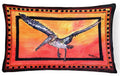 Bird - Pelican Decorative Throw Pillow 12x16 Indoor Outdoor Accent Cushion, Fabric Cover with Insert for Sofa, Bed, Porch & Living Room