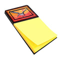 Bird - Pelican Watercolor Sticky Note Holder Refillable Dispenser Desk Accessory 3x3 Pad Gift