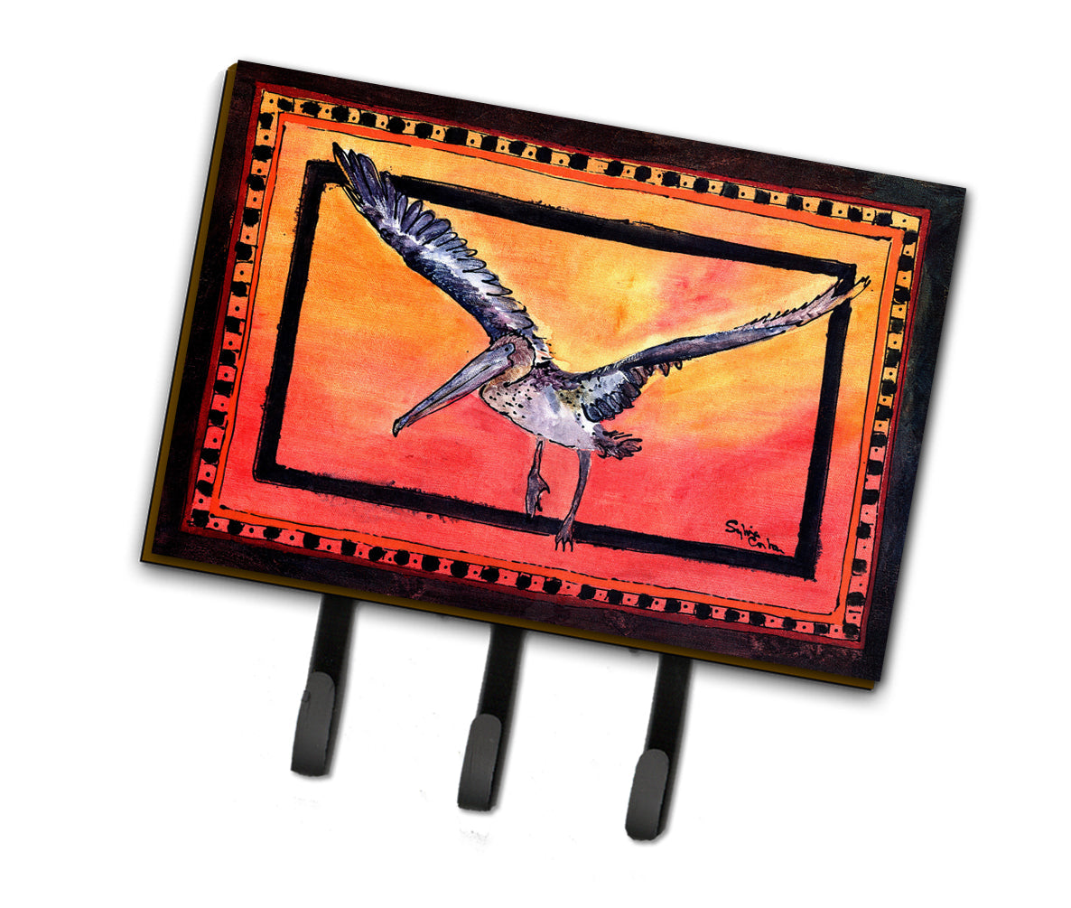 Bird - Pelican Leash or Key Holder Wall Hooks, Coat Rack Wall Mount, for Hanging Keys, Towels, Aprons, Leashes