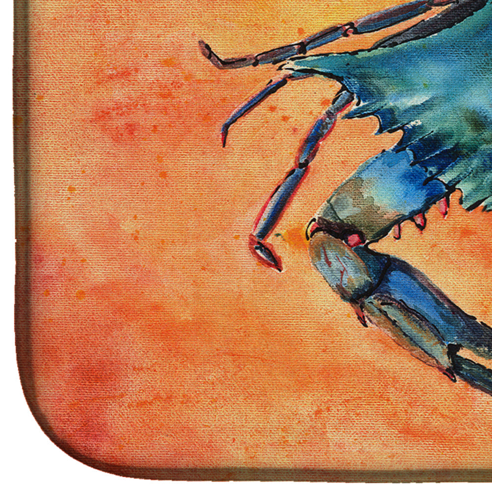 Crab Dish Drying Mat Absorbent Dish Drying Mat Pad for Kitchen Counter Dish Drainer Mat for Countertop, 14 x 21", Multicolor