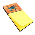 Crab Watercolor Sticky Note Holder Refillable Dispenser Desk Accessory 3x3 Pad Gift