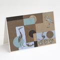 Blue Heron Greeting Cards Pack of 8 Blank Cards with Envelopes Whimsical A7 Size 5x7
