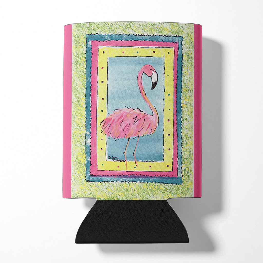 Bird - Flamingo Can or Bottle Hugger Cooler Sleeve for Standard 12 oz Cans, Insulated Foam Beer & Soda Can Hugger Reusable