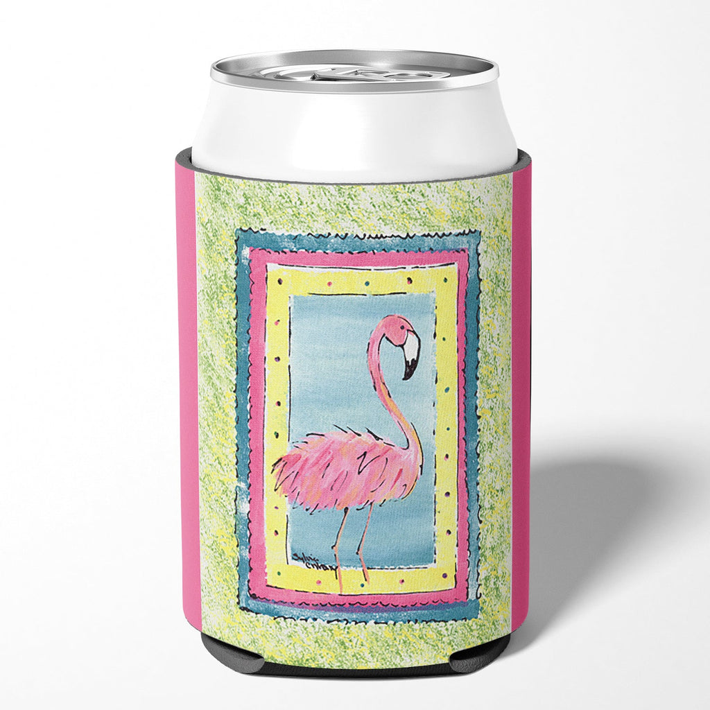 Bird - Flamingo Can or Bottle Hugger Cooler Sleeve for Standard 12 oz Cans, Insulated Foam Beer & Soda Can Hugger Reusable