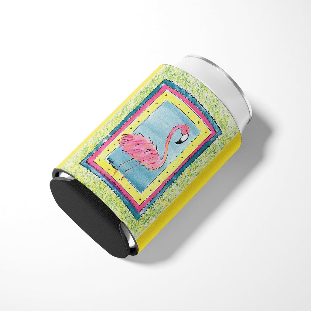 Bird - Flamingo Can or Bottle Hugger Cooler Sleeve for Standard 12 oz Cans, Insulated Foam Beer & Soda Can Hugger Reusable
