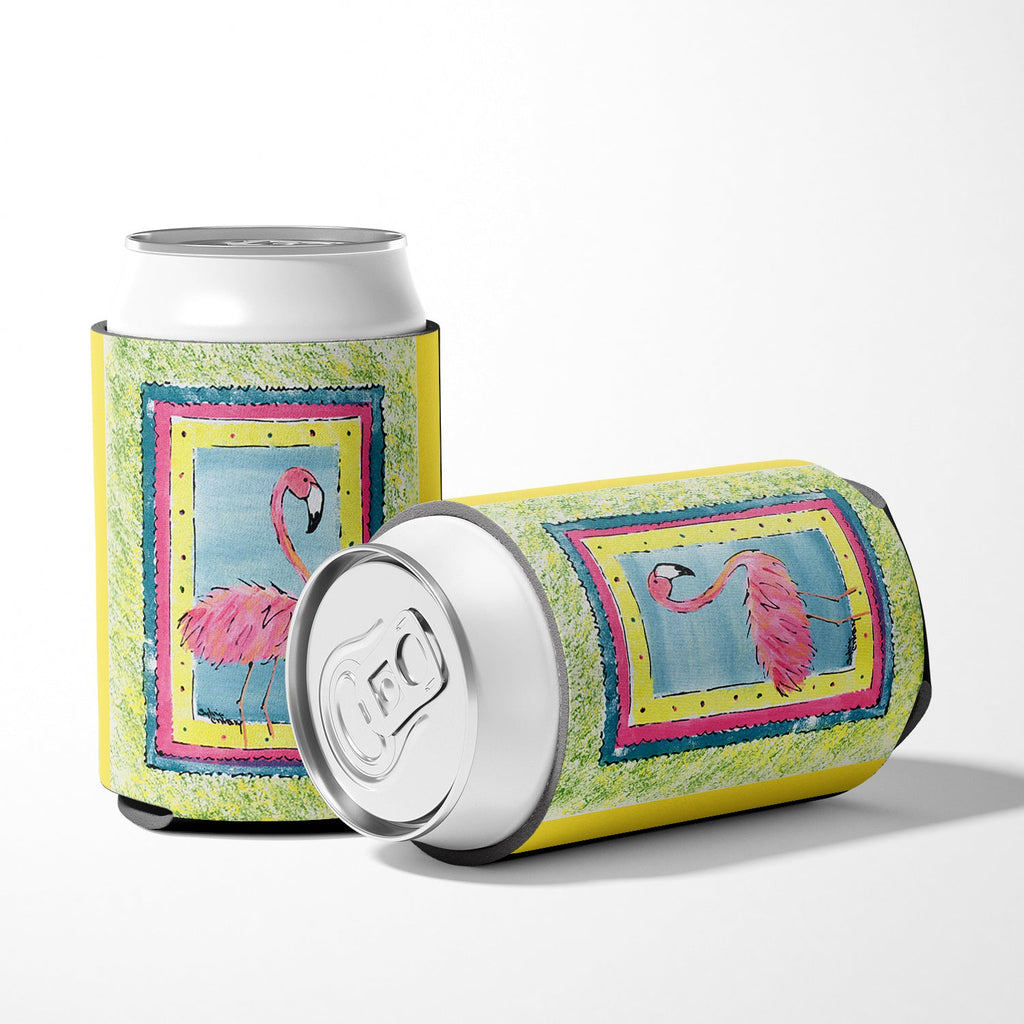 Bird - Flamingo Can or Bottle Hugger Cooler Sleeve for Standard 12 oz Cans, Insulated Foam Beer & Soda Can Hugger Reusable