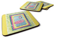Bird - Flamingo Foam Coasters Set of 4 Cup Coasters for Indoor Outdoor, Tabletop Protection, Anti Slip, Mouse pad Material