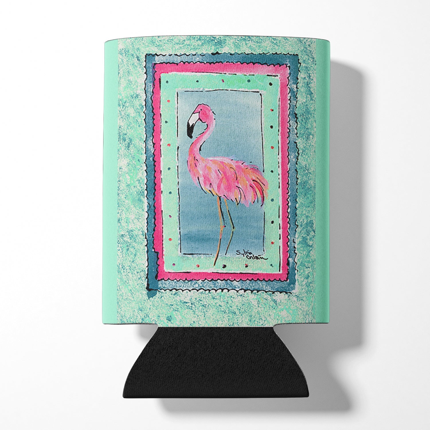 Bird - Flamingo Can or Bottle Hugger Cooler Sleeve for Standard 12 oz Cans, Insulated Foam Beer & Soda Can Hugger Reusable