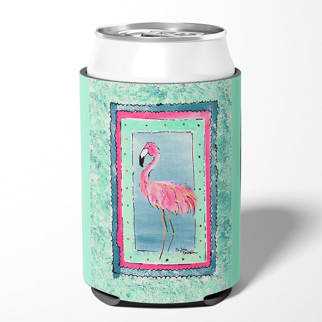 Bird - Flamingo Can or Bottle Hugger Cooler Sleeve for Standard 12 oz Cans, Insulated Foam Beer & Soda Can Hugger Reusable