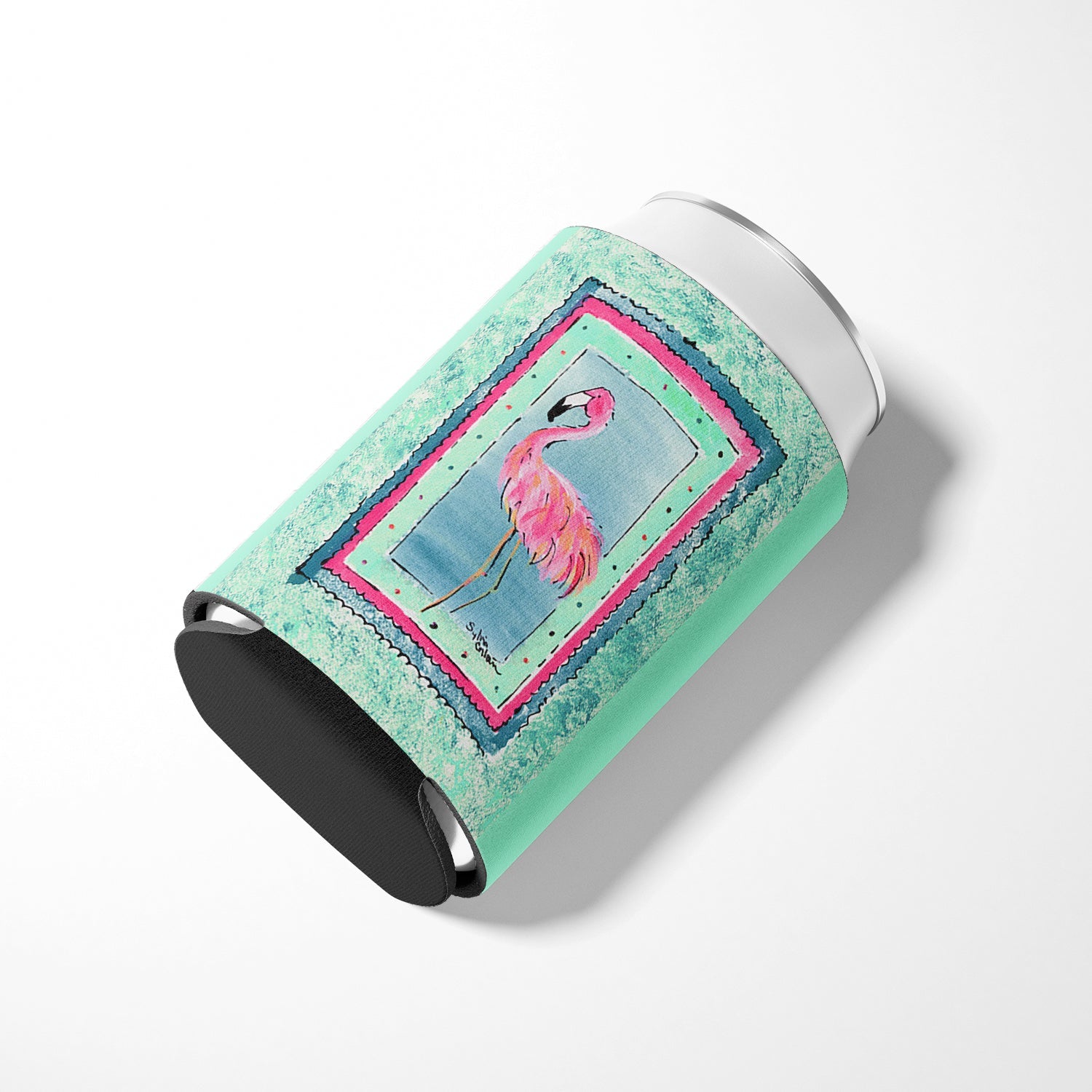 Bird - Flamingo Can or Bottle Hugger Cooler Sleeve for Standard 12 oz Cans, Insulated Foam Beer & Soda Can Hugger Reusable