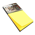 New Orleans Street Car Watercolor Sticky Note Holder Refillable Dispenser Desk Accessory 3x3 Pad Gift