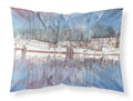 Harbour Standard Pillowcase Lightweight Super Soft Easy Care Decorative Artwork Pillowcase, Standard