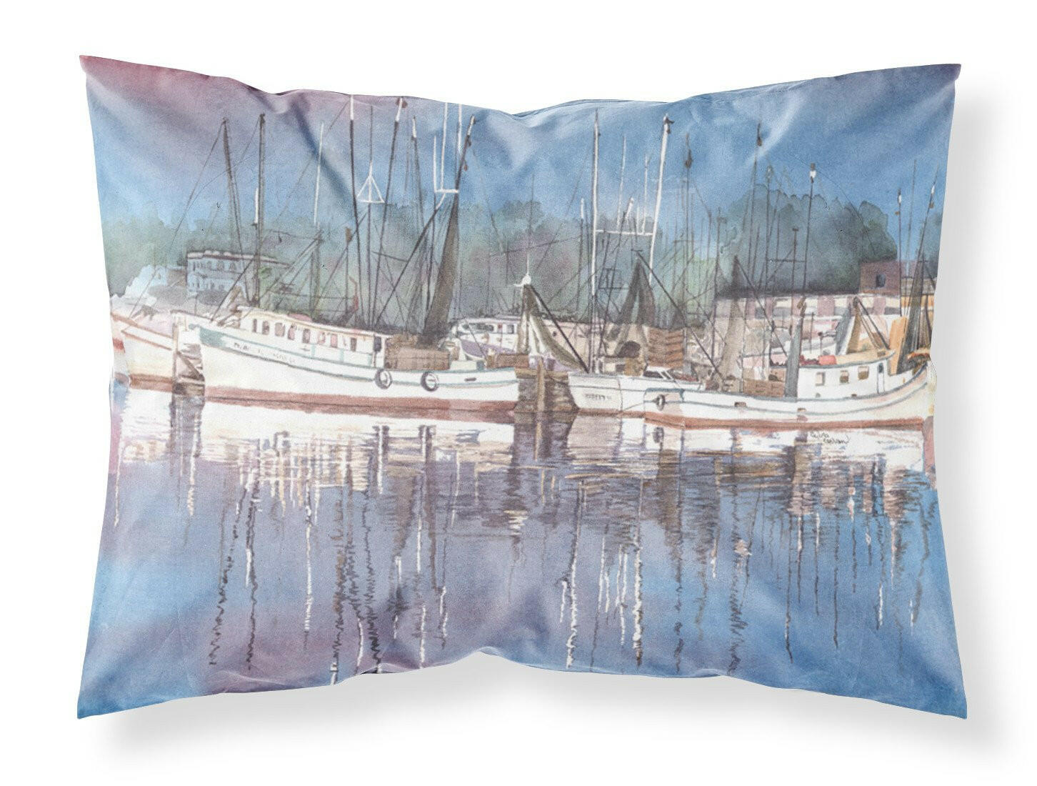 Harbour Standard Pillowcase Lightweight Super Soft Easy Care Decorative Artwork Pillowcase, Standard