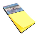 Harbour Watercolor Sticky Note Holder Refillable Dispenser Desk Accessory 3x3 Pad Gift