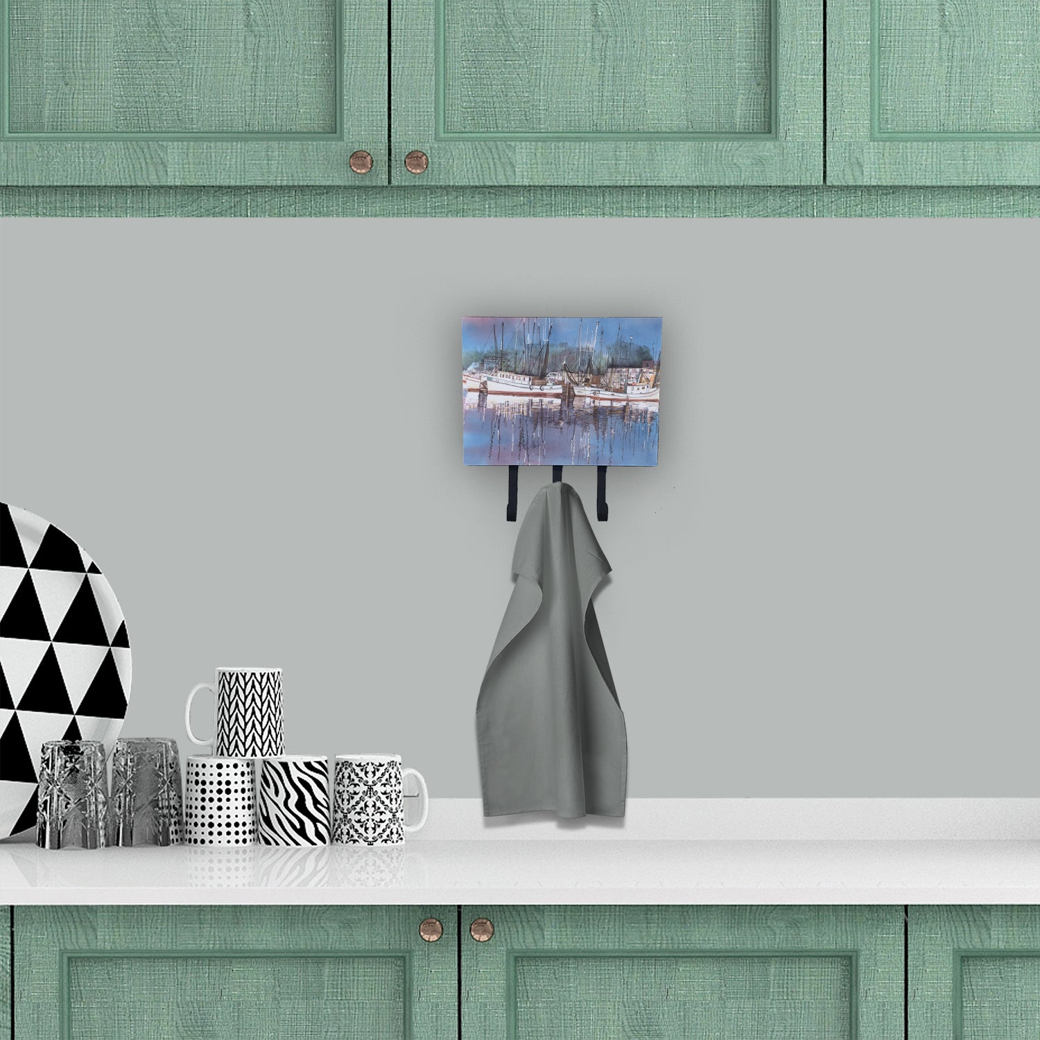 Harbour Leash or Key Holder Wall Hooks, Coat Rack Wall Mount, for Hanging Keys, Towels, Aprons, Leashes