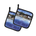 The Pass Pot Holder Set of 2 Heat Resistant Quilted Hot Pads 7.5 x 7.5 Inch, Insulated Kitchen Trivets for Cooking & Baking