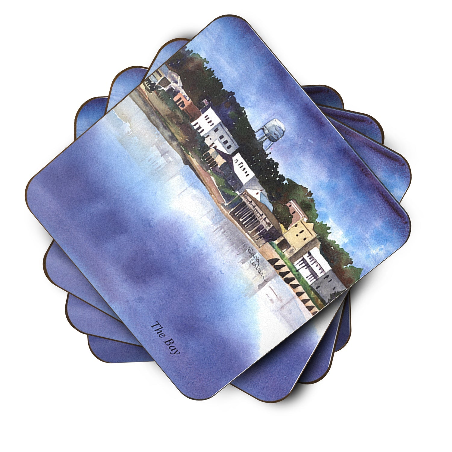 The Pass Foam Coasters Set of 4 Cup Coasters for Indoor Outdoor, Tabletop Protection, Anti Slip, Mouse pad Material