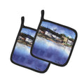 The Pass Pot Holder Set of 2 Heat Resistant Quilted Hot Pads 7.5 x 7.5 Inch, Insulated Kitchen Trivets for Cooking & Baking