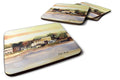 The Pass Foam Coasters Set of 4 Cup Coasters for Indoor Outdoor, Tabletop Protection, Anti Slip, Mouse pad Material